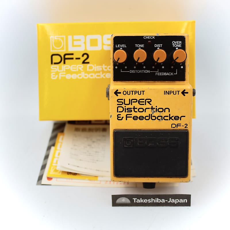 Boss DF-2 SUPER Distortion & Feedbacker With Original Box 1984