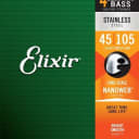 Elixir 14702 Nanoweb Bass Guitar Stainless Steel (50-105)