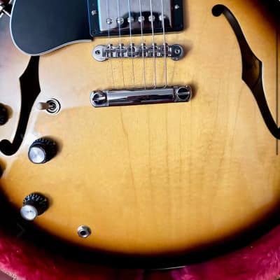 Rare” * Left Handed* 61’ vintage reissue, Gibson ES - 335 2021 - Nitrocellulose/Vintage ES-335  2021 - Tobacco Sunburst image 16