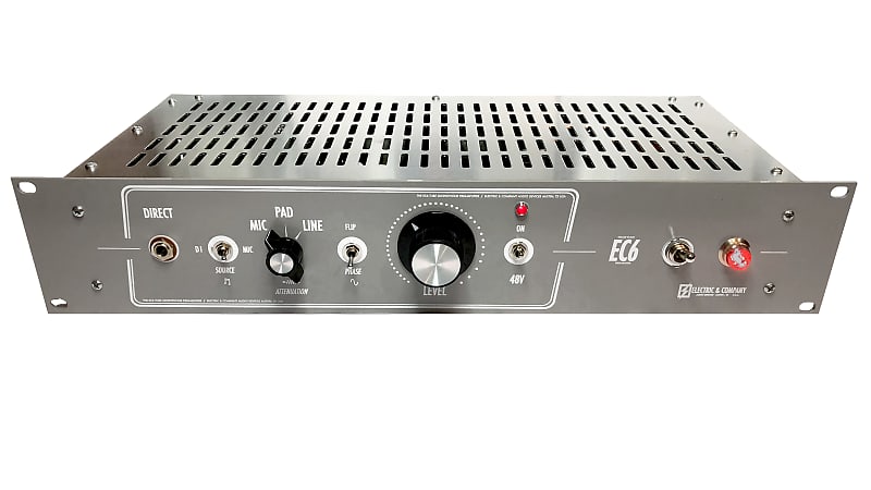 Electric & Company EC6 Deluxe Tube Mic Preamplifier and DI Electric&Co Ampex image 1
