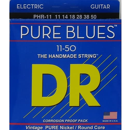 DR PHR-11 Pure Blues Electric Guitar Strings, .011 - .050 image 1