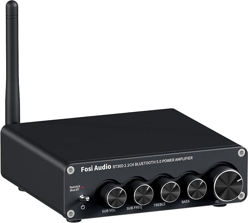 Fosi Audio BT30D 2021 - Black Power Amp Bluetooth | Reverb