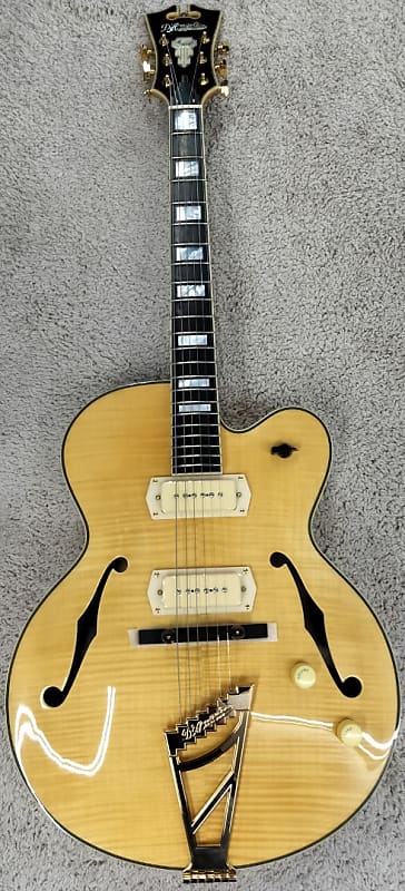 D'Angelico Excel 59 Hollowbody Electric Guitar w/Case, Natural DAE59NACGT #4 image 1