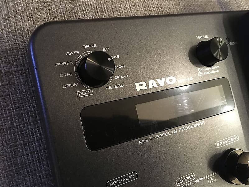 Hotone Ravo MP-10 multi effect pedal with manual and power supply