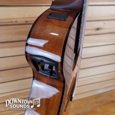 Yamaha NTX1 Thinline Acoustic/Electric Nylon String Guitar - Brown Sunburst image 6