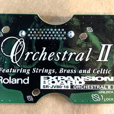 Roland SR-JV80-16 Orchestral II Expansion Board 1990s - Green