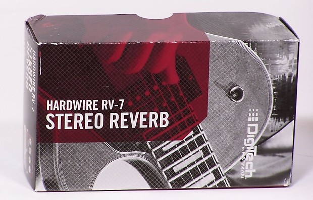 DigiTech HardWire RV-7 Stereo Reverb Pedal Great Shape In DigiTech HardWire RV-7 Stereo Reverb Pedal Great Shape In