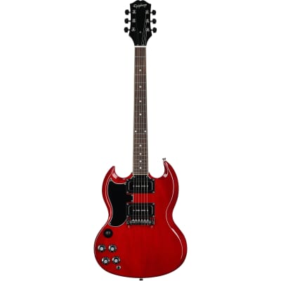 Epiphone Tony Iommi SG Special Left-Handed Electric Guitar, Vintage Cherry, with Case image 4