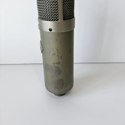 Vintage Telefunken U47 short body mic system including original K47 capsule, VF14 tube. Comes with Neumann swivel mount cable, grosser NG psu and u47 replica mic box. Wav files available image 8
