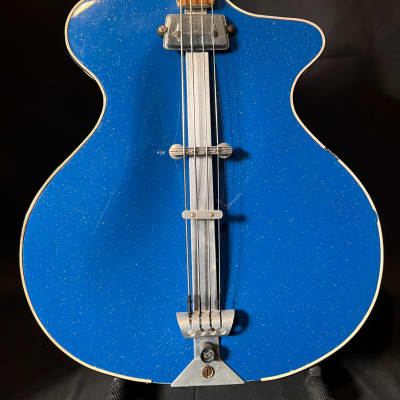 1958-63 Wandré Waid Blue Bass Sculpture Rare by Antonio Pioli image 5