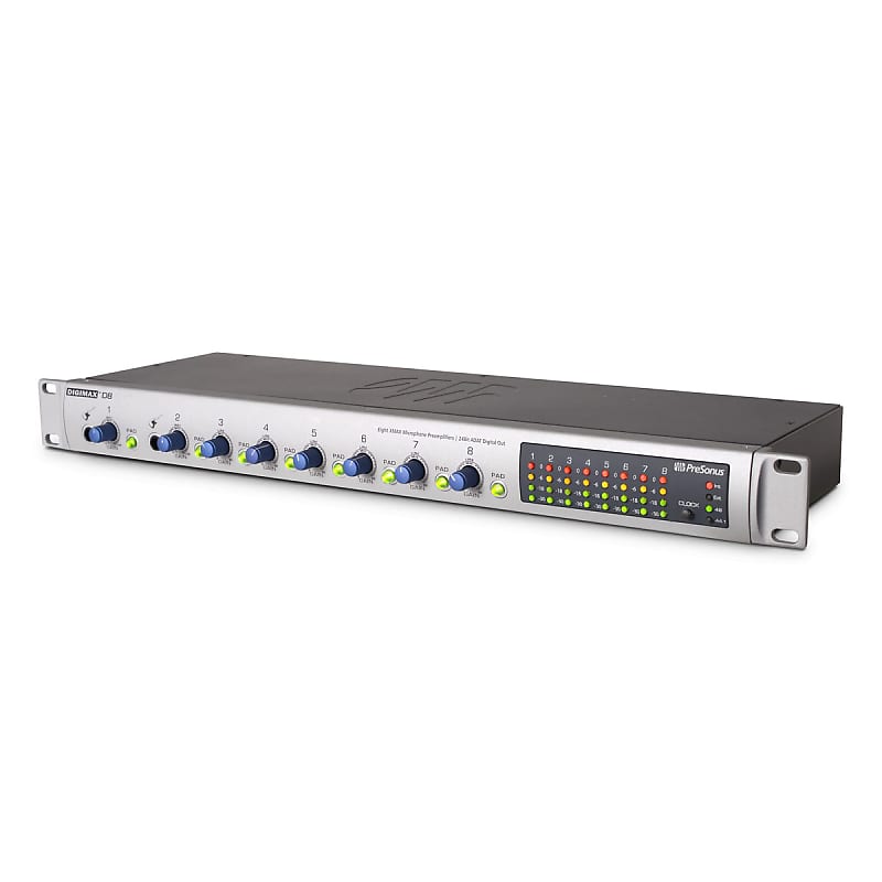 DTM・DAW Presonus DIGIMAX D8 PreSonus DigiMax D8 8-Channel Mic Preamp with Digital Output