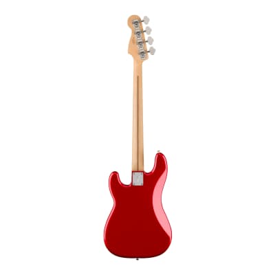 Fender Player Precision 4-String Right-Handed Bass Guitar with Maple Neck, Pau Ferro Fingerboard, Alder Body and Player Series Alnico 5 Split Single-Pickups (Candy Apple Red) image 2