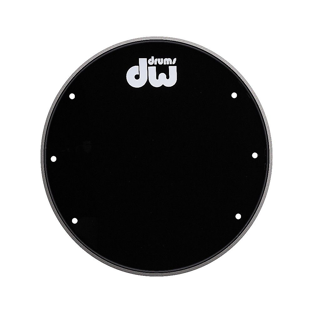DW DRDHGB22K Front Ported Black Resonant Bass Drum Head with Reverb