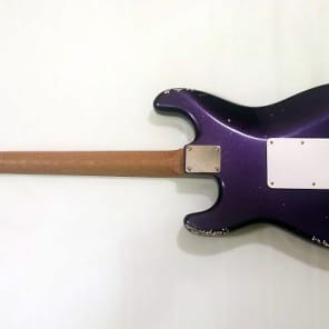 MJT Stratocaster 2015 Relic Crown Royal Purple Musikraft
