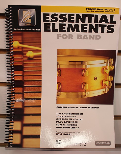 Hal Leonard Essential Elements for Band - Book 2 with EEi: Percussion/Keyboard Percussion image 1