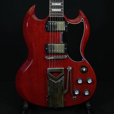 Gibson SG '61 Reissue Sideways Vibrola 2019 Cherry image 1