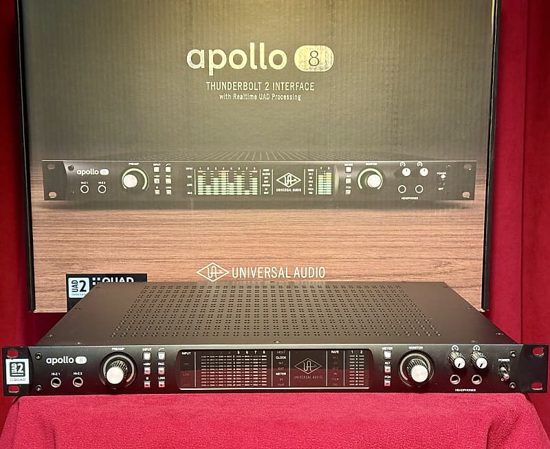 Universal Audio Apollo 8 QUAD Thunderbolt 2 Audio Interface | Reverb