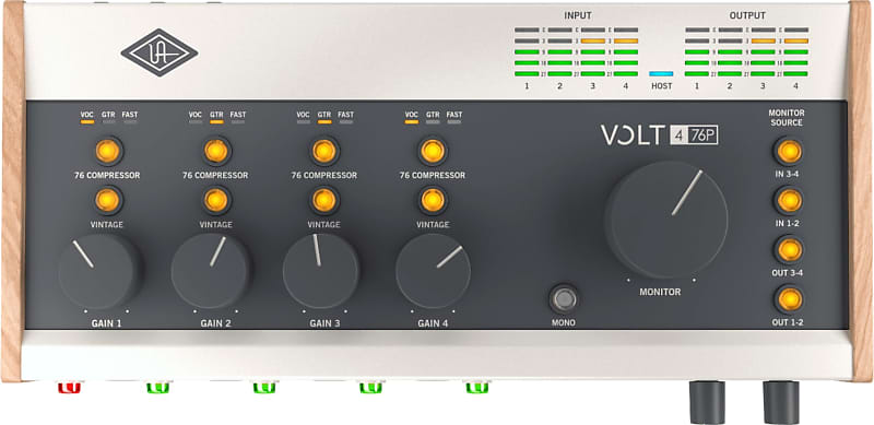 Universal Audio Volt 476P 4-in/4-out USB 2.0 Audio Interface image 1