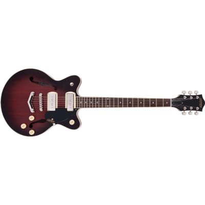 Gretsch G2655-P90 Streamliner Collection Center Block Jr. Double-Cut P90 Electric Guitar with V-Stoptail, Claret Burst image 3