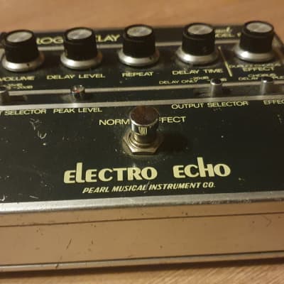 !!! Pearl Model F-605 Electro Echo Analog Delay 1970s - Black !!! for sale