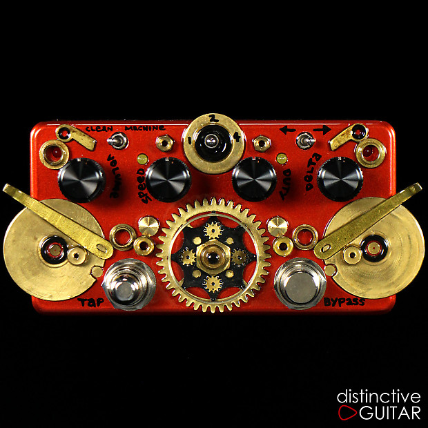 Zvex Hand Painted Sonar Tremolo 1 of 1 One Off Pedal Steampunk