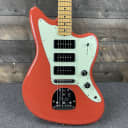 Fender Noventa Jazzmaster Maple Fingerboard Fiesta Red MX21182919