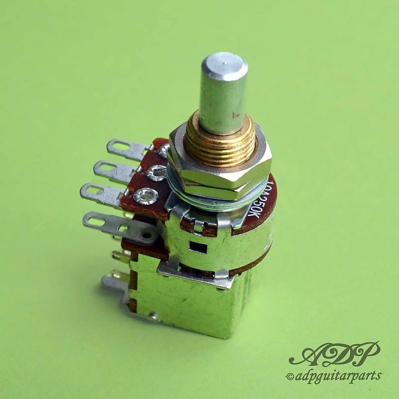 Pot Bourns Dualgang Push/Pull DPDT Miniswitch Audio Taper Reverb