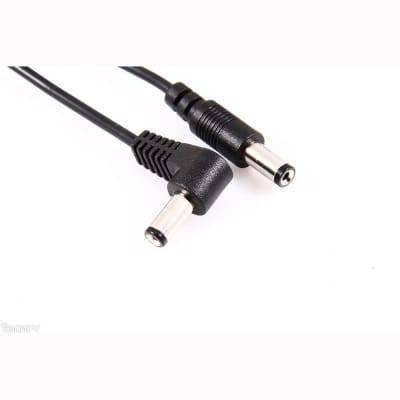 Voodoo Lab 2.1mm Straight and Right Angle Barrel Cable for Pedal Power Supplies 18" image 2