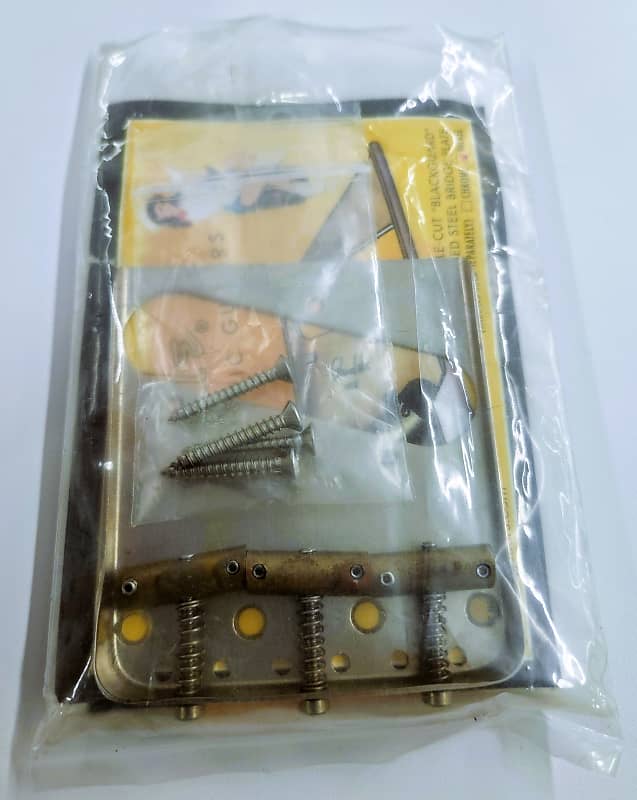 Glendale Double-cut Vintage Blackguard Telecaster bridge
