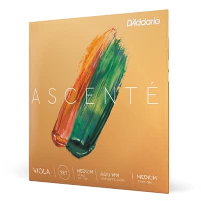 D'Addario A410 MM Ascenté Viola String Set, Medium Scale, Medium Tension image 2