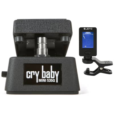 Dunlop CBM535Q Cry Baby Mini 535Q Wah Guitar Effects Pedal with Tuner image 1