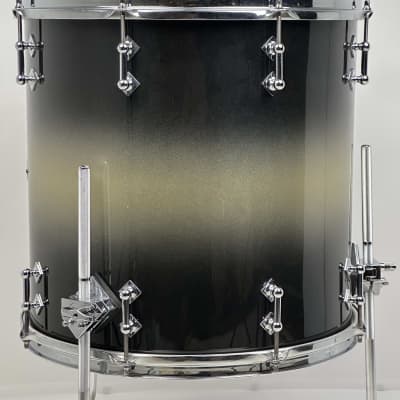 Craviotto 22/13/16/6.5x14" VIDEO Signed 2013 Solid Maple Shell Drum Set - Black/Gold Duco Sparkle Lacquer image 22