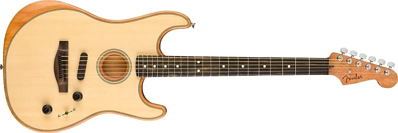 Fender American Acoustasonic Stratocaster NAT image 1