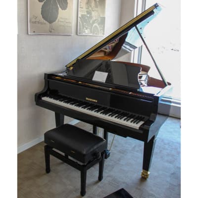 Suzuki Grand Piano | Polished Ebony | SN: 001703 image 1