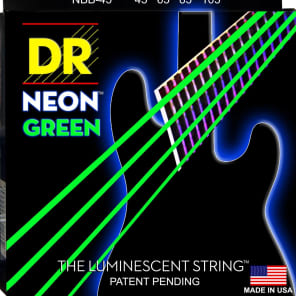 DR Neon Phosphorescent Green HiDef Medium Bass SuperStrings