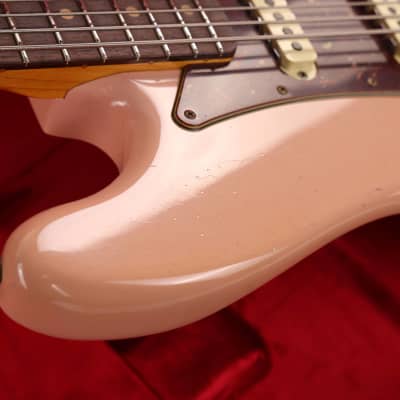 Fender Custom Shop Bass VI Journeyman Relic Aged Shell Pink 2023 image 7