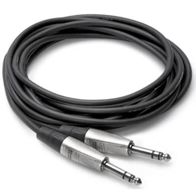 Hosa HSS-020 Pro Balanced Interconnect REAN 1/4 in TRS to Same Cable (20 ft) image 1