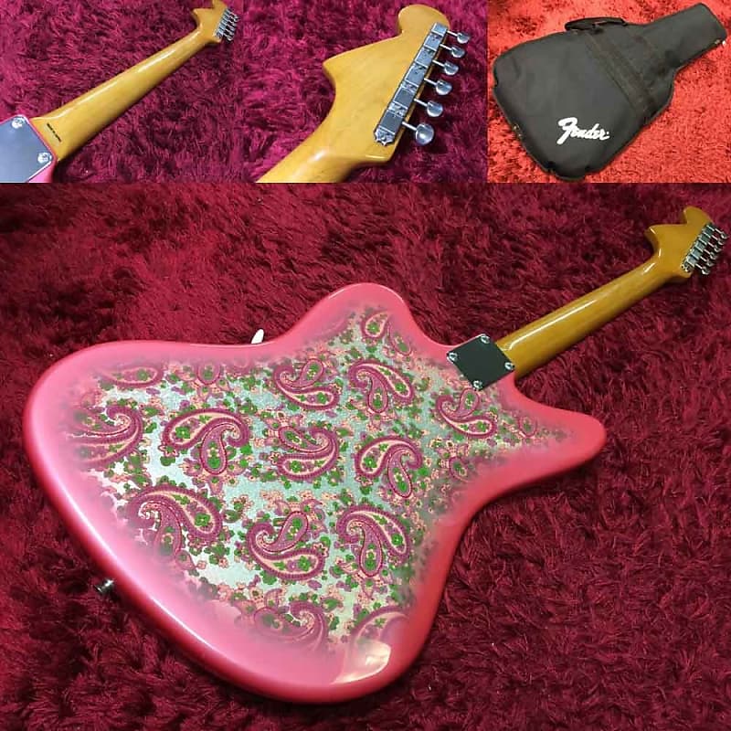 【激レア】Fender Japan Jaguarピンクペイズリー Beautiful good limited Fender Japan Jaguar Pink Paisley