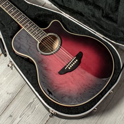 Yamaha APX-9C Acoustic-Electric Guitar, Red Burst w/ Case
