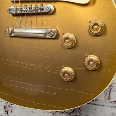 Gibson - Murphy Lab Custom Shop 1957 Les Paul Standard Reissue - Electric Guitar - Ultra Light Aged Double Gold - w/ Brown/Pink Lifton Reissue 5-Latch Case - x2303 USED image 18