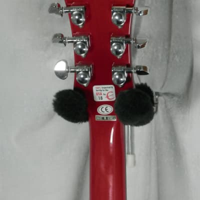 Epiphone Dot ES-335 Red Semi-hollow Electric Guitar with case used Upgraded Gibson '57 Classic Pickups image 8