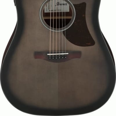 Ibanez AAD50CE Transparent Charcoal Burst Low Gloss Advanced Acoustic Guitar for sale