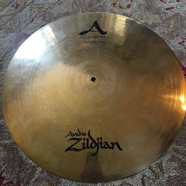 Zildjian 20 A Custom Flat Top Ride 2000 Brillant
