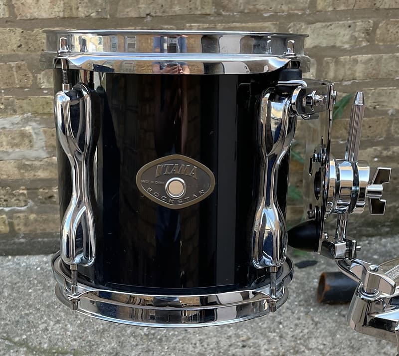 Used Tama Rockstar 8x8 Rack Tom Gloss Black Wrap | Reverb