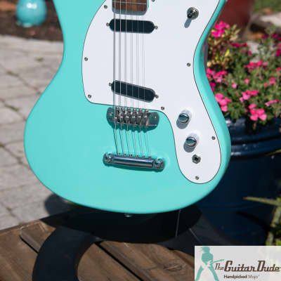 Mosrite Mark II Reissue - Surf Green - Made In Japan - Killer Tone! PRO SETUP - DEMO Video image 6