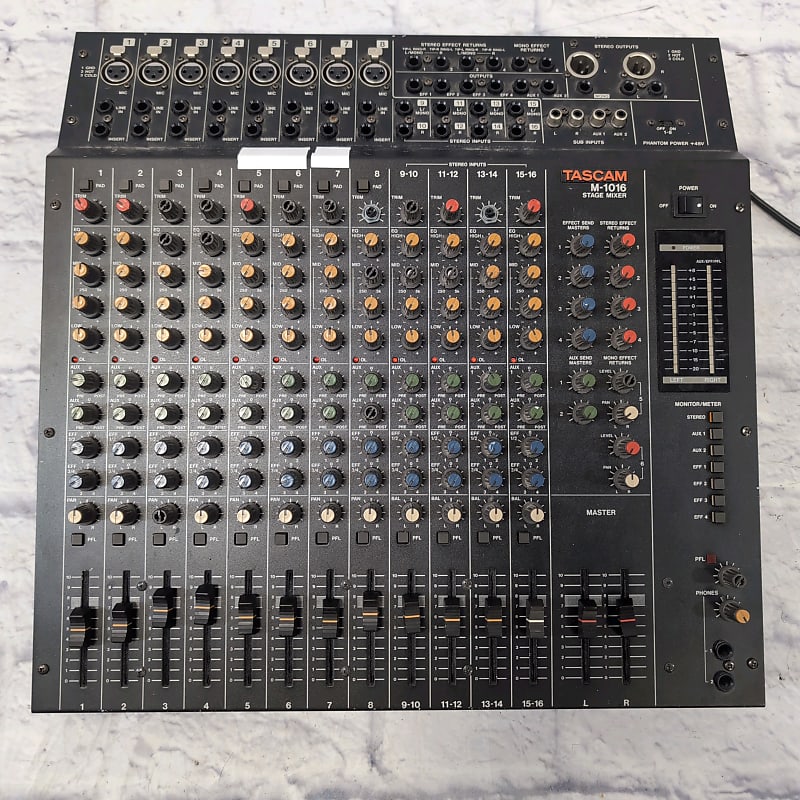 タスカム TASCAM M-1016 STAGE MIXER ミキサー - 楽器/器材