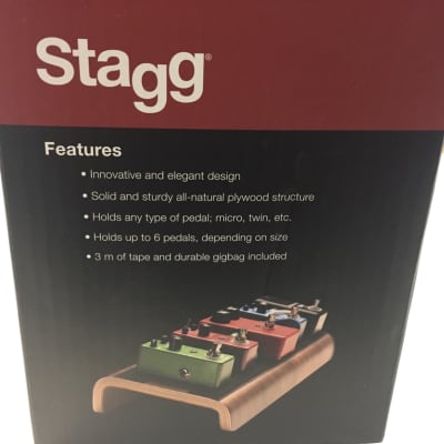 Stagg Blaxx Bx Wood Pb Mini Pedal Board image 4