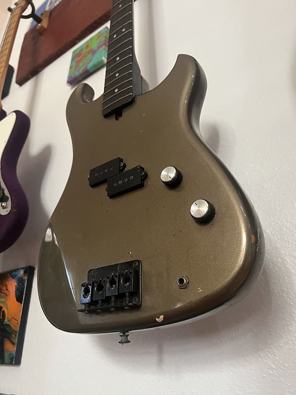 Electra X635 Phoenix Bass MIJ 1983 Graphite PROJECT Reverb