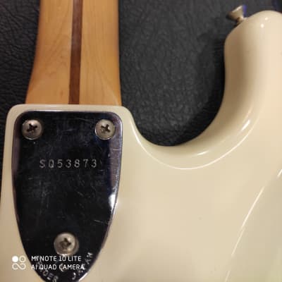 Squier Stratocaster 1983 White SQ series image 2