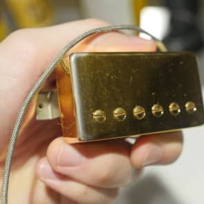 Late 1980s Early 1990s Gibson Original 490R 490T Series Pickups Gold image 7